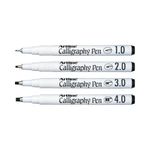 Artline Calligraphy Pen Set Assorted Width Black (Pack of 4) EK-240W4