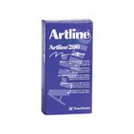 Artline 200 Fineliner Pen Fine Black (Pack of 12) A2001