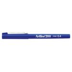 Artline 200 Fineliner Pen Fine Blue (Pack of 12) A2003