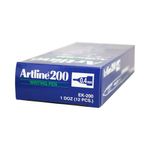Artline 200 Fineliner Pen Fine Red (Pack of 12) A2002