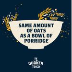 Quaker Porridge To Go Mixed Berries Breakfast 2x6 Bars (Pack of 12) 122637