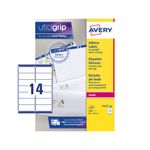 Avery Ultragrip Laser Label 99.1x38.1mm White (Pack of 7000) L7163-500