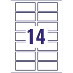 Avery Laser Label Heavy Duty 14 Per Sheet White (Pack of 280) L7063-20