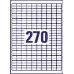 Avery Inkjet Mini Labels 270 Per Sheet White (Pack of 6750) J8659-25
