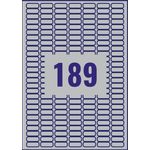 Avery Laser Label H/Duty 189 Per Sheet Silver (Pack of 3780) L6008-20