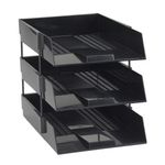 Avery Letter Tray Risers 118mm Black (Pack of 4) 404B-118