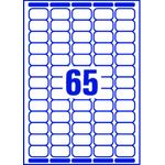 Avery Mini Labels 38x21mm White (Pack of 16250) L7651-250