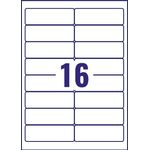 Avery Inkjet Address Labels QuickDRY 99.1x33.9mm 16 Per Sheet White (Pack of 1600) J8162-100