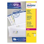Avery Ultragrip Laser Labels 63.5x72mm White (Pack of 1200) L7164-100