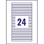 Avery Laser Eurofolio Label 134x11mm White (Pack of 600) L7170-25