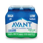 Avant Water Sportscap Bottle 1L (Pack of 6) AVA008