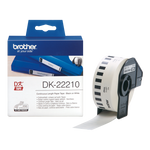 Brother Continuous Paper Labelling Tape 29mm x 30.48m Black on White DK22210