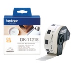 Brother Label Roll 24mm Round 1000 Per Roll Black on White DK11218