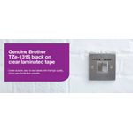 Brother PTouch TZE131S Black On Clear Label Tpe Cassette 4977766736619