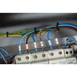 Brother HSe Heat Shrink Tube Tape Cassette 11.2mm x 1.5m Black on Yellow HSe631E