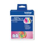 Brother LC527XLVAL Ink Cartridge High Yield Value Pack CMYK LC527XLVAL