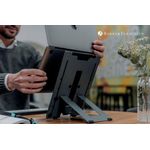 BakkerElkhuizen Ergo-Q Hybrid Pro Tablet/Laptop Stand Dark Grey BNEQHPDG