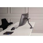 Bakkerelkhuizen BE Flexible Single Monitor Arm Dark Grey BNEBFSDG
