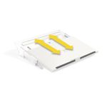 BakkerElkhuizen FlexDesk 630 2-in-1 Stand and Document Holder Transparent BNEFDESK630N