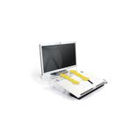 BakkerElkhuizen FlexDesk 630 2-in-1 Stand and Document Holder Transparent BNEFDESK630N