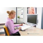 BakkerElkhuizen FlexDesk 630 2-in-1 Stand and Document Holder Transparent BNEFDESK630N