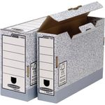 Bankers Box Transfer File 120mm Foolscap Grey (Pack of 10) 01805