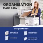 Bankers Box Storage Box Large Grey (Pack of 10) 01810-FFLP