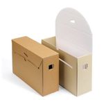Bankers Box City Box 30+ Years Acid Free Cardboard Transfer Box File Pack of 50 7771001