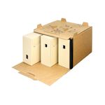 Bankers Box City Box 30+ Years Acid Free Cardboard Transfer Box File Pack of 50 7771001