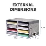 Bankers Box System Desktop Sorter Grey (Pack of 5) 08750