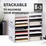 Bankers Box System Desktop Sorter Grey (Pack of 5) 08750