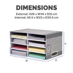 Bankers Box System Desktop Sorter Grey (Pack of 5) 08750