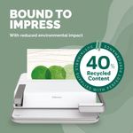 Fellowes Recycled A4 PVC Binding Covers Clear 180 Micron (Pack of 100) 5375901