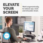 Fellowes Smart Suites Monitor Riser Plus Black 8020801