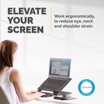 Fellowes Designer Suites Laptop Stand Black 8038401