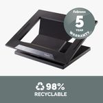 Fellowes Designer Suites Laptop Stand Black 8038401