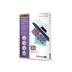 Fellowes Enhance80 Self Adhesive Laminating Pouch A4 160 Micron Total Gloss (Pack of 100) 53022