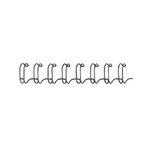 Fellowes Wire Binding Combs 6mm Black (Pack of 100) 53218