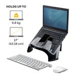 Fellowes Smart Suites Laptop Stand with USB Hub Black/Clear 8020201