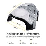 Fellowes Smart Suites Laptop Stand with USB Hub Black/Clear 8020201