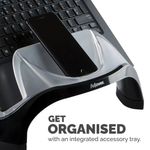 Fellowes Smart Suites Laptop Stand with USB Hub Black/Clear 8020201