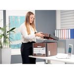 Bankers Box Premium Classic Storage Box Woodgrain (Pack of 5) 7250513