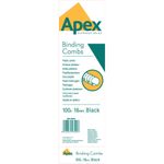 Fellowes Apex Plastic Binding Combs 16mm Black (Pack of 100) 6202301