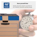 Bankers Box SmoothMove Prime Moving Box 127L XL Brown/Blue (Pack of 5) 6205401