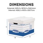 Bankers Box Heavy Duty Storage Box Standard (Pack of 10) BB72105
