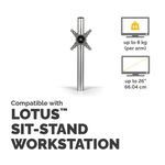 Fellowes Lotus Single Monitor Arm 8042801