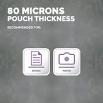 Fellowes Admire Laminating Pouch A4 160 Micron Total Thickness Matte (Pack of 25) 5602101