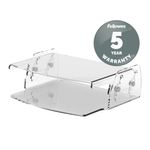 Fellowes Clarity Adjustable Monitor Stand Clear Acrylic 9731101