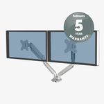 Fellowes Platinum Series Dual Monitor Arm Silver 8056501