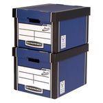 Bankers Box Premium Classic Storage Box Blue (Pack of 5) 7250617
